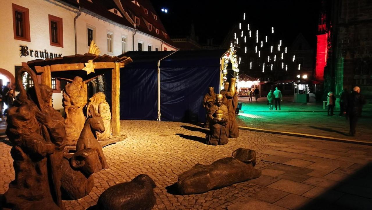 Gaeste- Und Ferienwohnung Glaeser ツウィッカウ エクステリア 写真